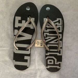 NWT PINK Victoria's Secret Flip Flops